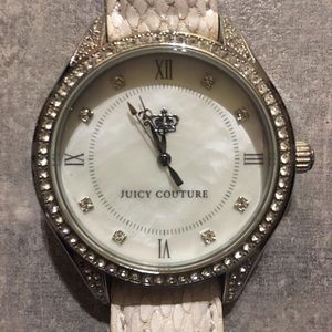 White Leather Watch